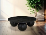 Picture of 39" Solid Acacia Wood Coffee Table