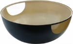 Picture of 32"/20" Round Matte Metal Table Brushed Gold Interior Coffee Table and End Table