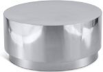 Picture of 36"/20" Stainless Steel Drum Contemporary Design Coffee Table and End Table