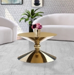 Picture of 28"/14" Gold Metal Table Contemporary Design  Coffee Table and End Table