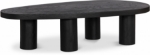 Picture of 58" Solid Oak Wood Natural Wood Grain Variation Coffee Table