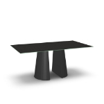 Picture of Gemma Glass, Stone/Marble and Wood Customized Dining Table