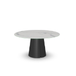 Picture of Gemma Glass, Stone/Marble and Wood Customized Dining Table