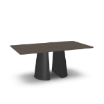 Picture of Gemma Glass, Stone/Marble and Wood Customized Dining Table