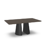 Picture of Gemma Glass, Stone/Marble and Wood Customized Dining Table