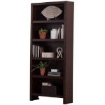 Picture of 32"L X 12"W X 80"H Elevation Brown Bookcase