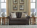 Picture of Leather Traditional Sofa, Loveseat and Chair