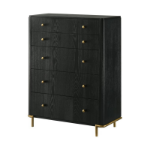 Picture of 5-Drawer Natural/Black Chest