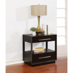 Picture of 2-Drawer Smoked Peppercorn	Nightstand