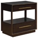 Picture of 2-Drawer Smoked Peppercorn	Nightstand