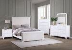 Picture of 2-Drawer White Nightstand