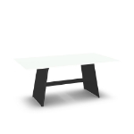 Picture of Tayra Glass, Stone/Marble and Wood Customized Dining Table