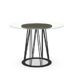 Picture of Calypso Glass, Stone/Marble and Wood Customized Dining Table