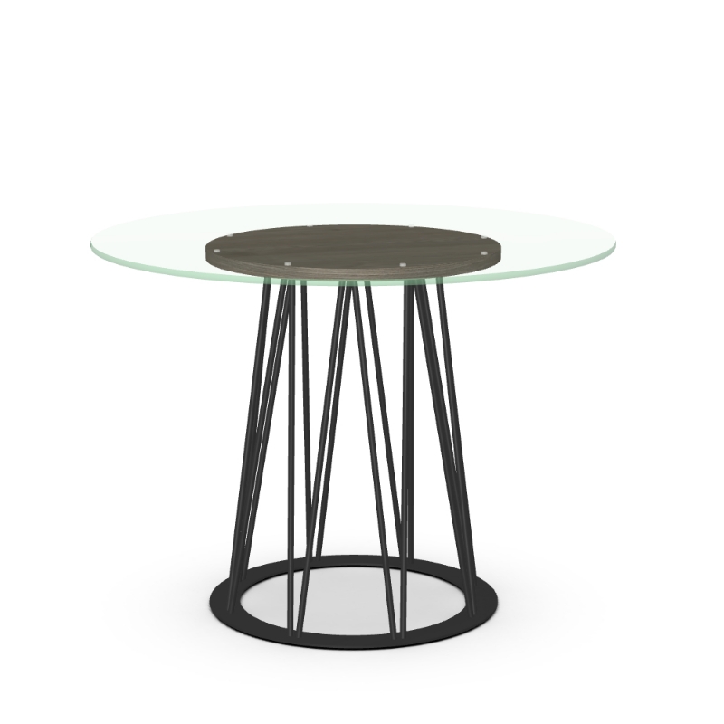 Picture of Calypso Glass, Stone/Marble and Wood Customized Dining Table