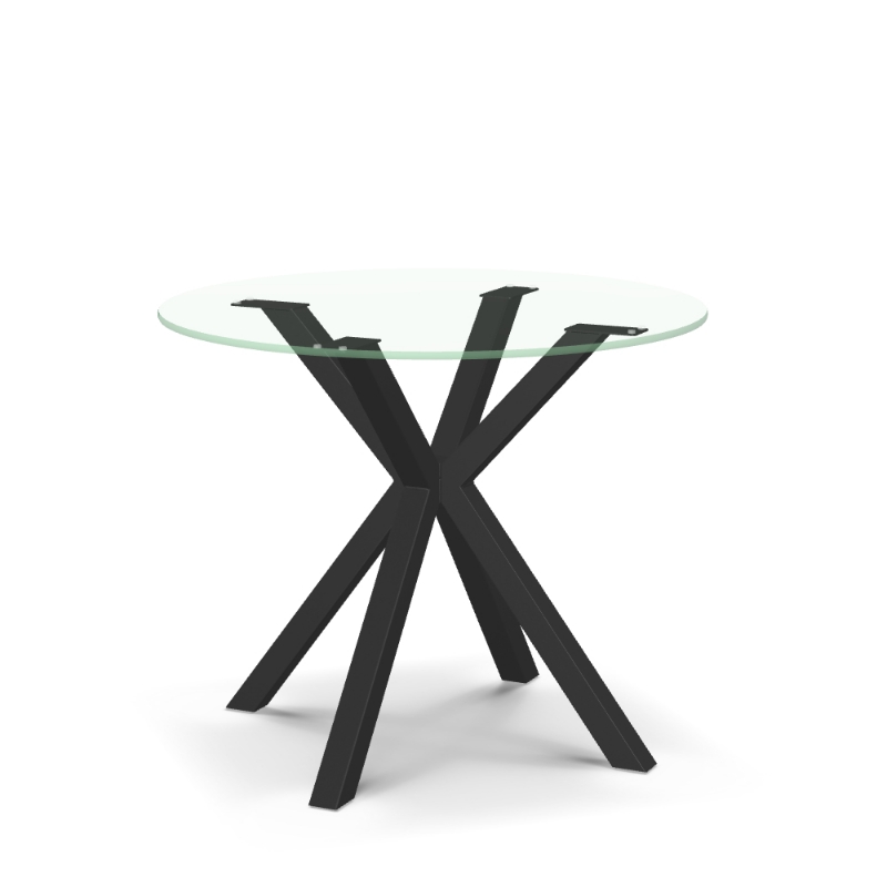 Picture of Asterisk Glass, Stone/Marble and Wood Customized Dining Table