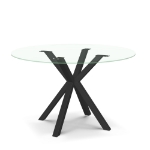 Picture of Asterisk Glass, Stone/Marble and Wood Customized Dining Table