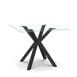 Picture of Asterisk Glass, Stone/Marble and Wood Customized Dining Table