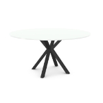 Picture of Asterisk Glass, Stone/Marble and Wood Customized Dining Table