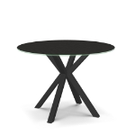 Picture of Asterisk Glass, Stone/Marble and Wood Customized Dining Table