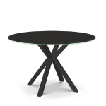 Picture of Asterisk Glass, Stone/Marble and Wood Customized Dining Table