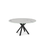 Picture of Asterisk Glass, Stone/Marble and Wood Customized Dining Table