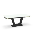 Picture of Amelia Extendable table base Glass and Wood Customized Dining Table