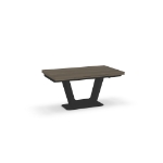 Picture of Amelia Extendable table base Glass and Wood Customized Dining Table