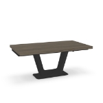 Picture of Amelia Extendable table base Glass and Wood Customized Dining Table