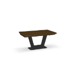 Picture of Amelia Extendable table base Glass and Wood Customized Dining Table