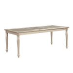 Picture of 60"-78" Extendable Gold Silver Champagne Dining Table