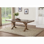 Picture of 64" - 82" Gray Oak Wood Veneer Dining Table