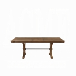 Picture of 64" - 82" Gray Oak Wood Veneer Dining Table