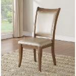 Picture of Gray Oak Wood Veneer Dining Chair