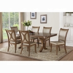 Picture of Gray Oak Wood Veneer Dining Chair