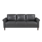 Picture of Brown, Chocolate, Dark gray Leather Sofa