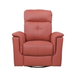 Picture of Genuine Leather Swivel Glider Reclining Chair