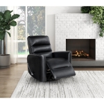 Picture of Leather Swivel Glider Reclining Chair