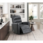 Picture of Leather Swivel Glider Reclining Chair