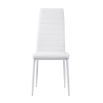 Picture of White/Black faux leather Dining Chair