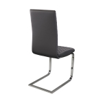 Picture of Faux Leather Gray Dining Chair