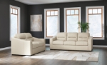 Picture of Genuine Leather Almond Sofa, Loveseat and Chair