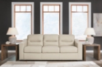 Picture of Genuine Leather Almond Sofa, Loveseat and Chair