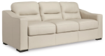 Picture of Genuine Leather Almond Sofa, Loveseat and Chair