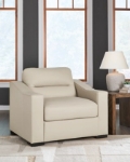 Picture of Genuine Leather Almond Sofa, Loveseat and Chair