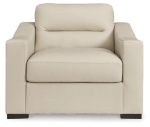 Picture of Genuine Leather Almond Sofa, Loveseat and Chair