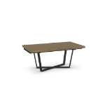 Picture of Charlie Extendable table Glass and Wood Customized Dining Table