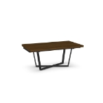 Picture of Charlie Extendable table Glass and Wood Customized Dining Table