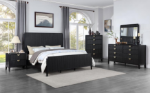 Picture of 2-Drawer Nightstand Black