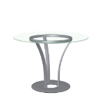 Picture of Dalia Glass, Stone/Marble and Wood Customized Dining Table