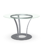 Picture of Dalia Glass, Stone/Marble and Wood Customized Dining Table